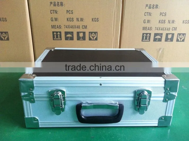China silver and black carrying aluminum tool box flight case