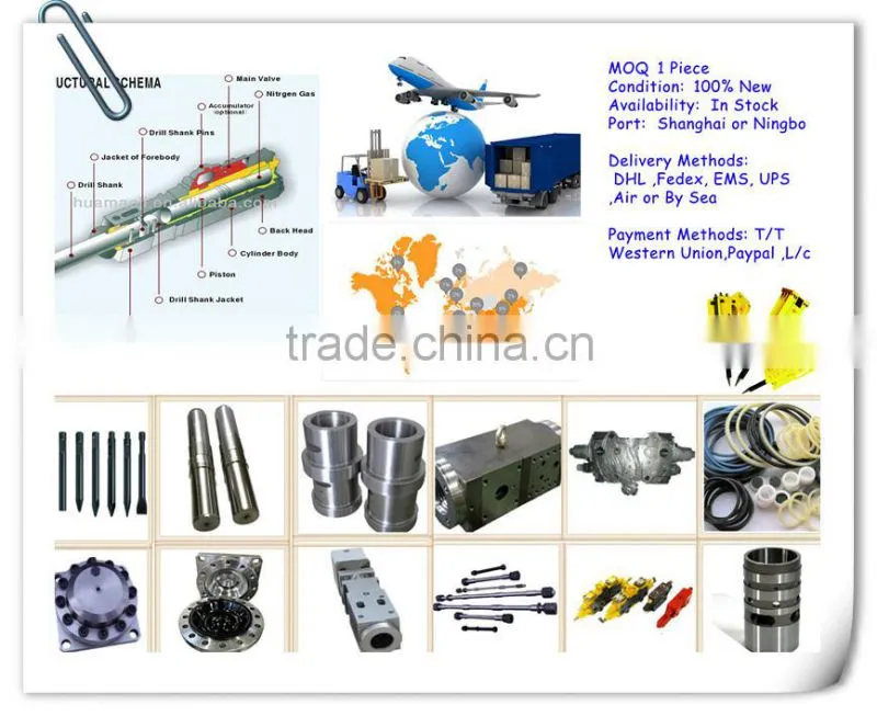 excavator used hammer parts general chisel