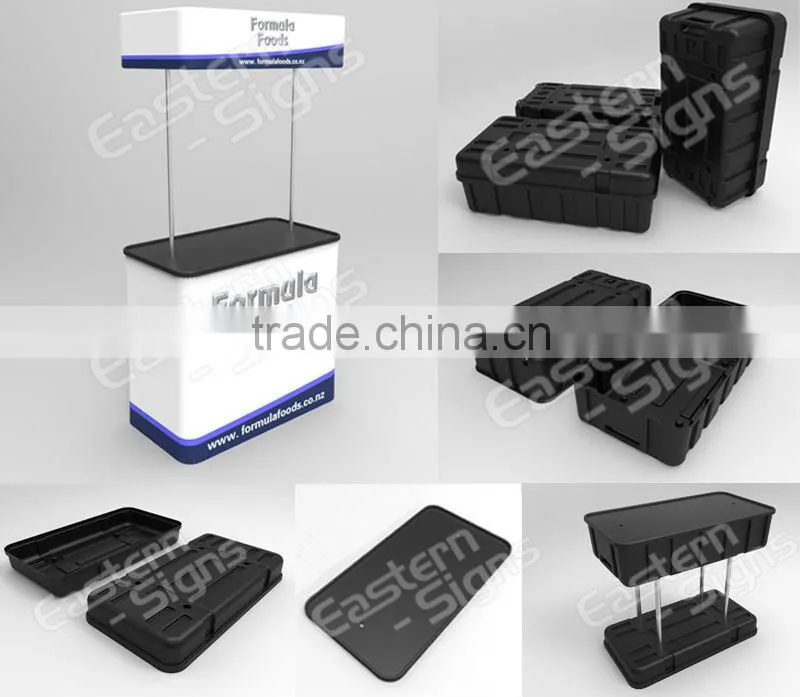With Header Promotion Plastic Counter Table