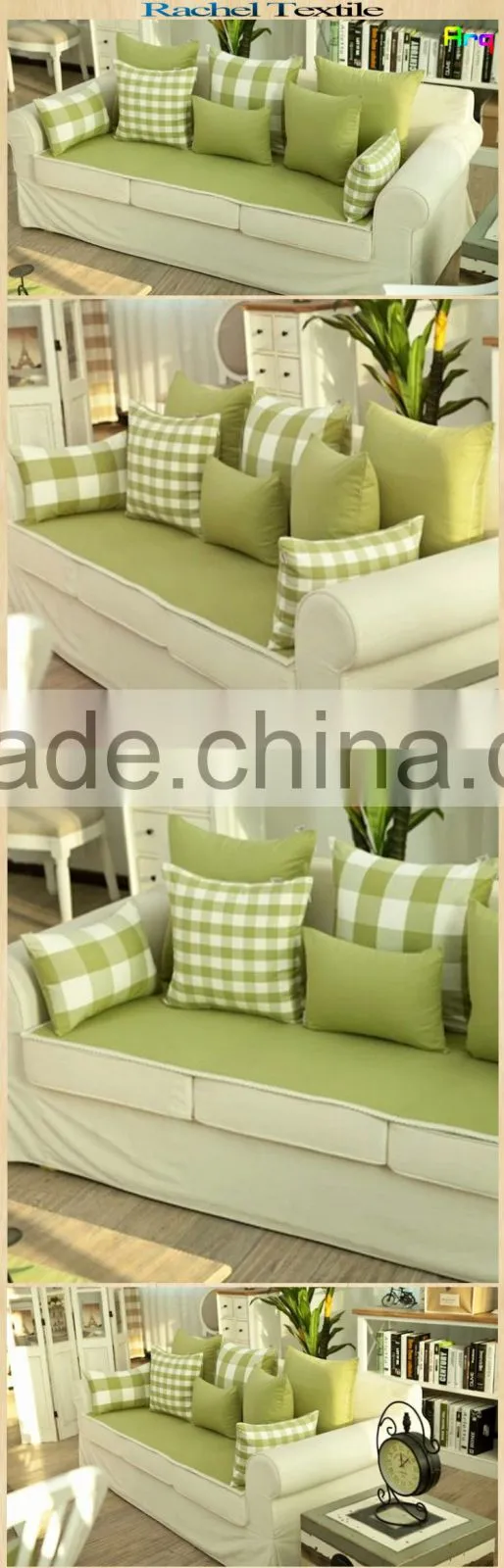 Modern square pattern -Christmas style-simple jacquard /printed/ embroidery fabric for cushion- home/hotel/office using