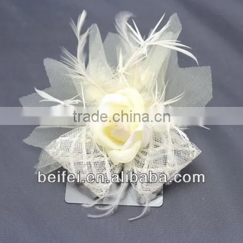 Feather Flower Brooch