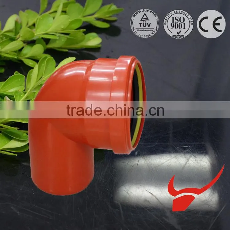 high quality pvc hydraulic fitting with o-ring