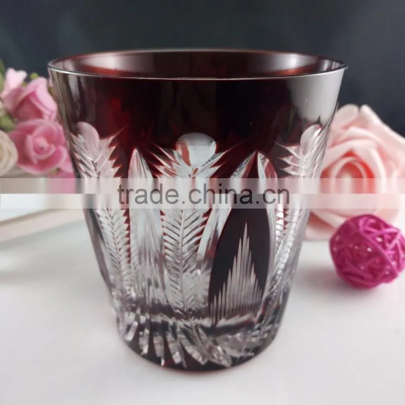 400ml beautiful crystal cup glass cup for wedding party and home