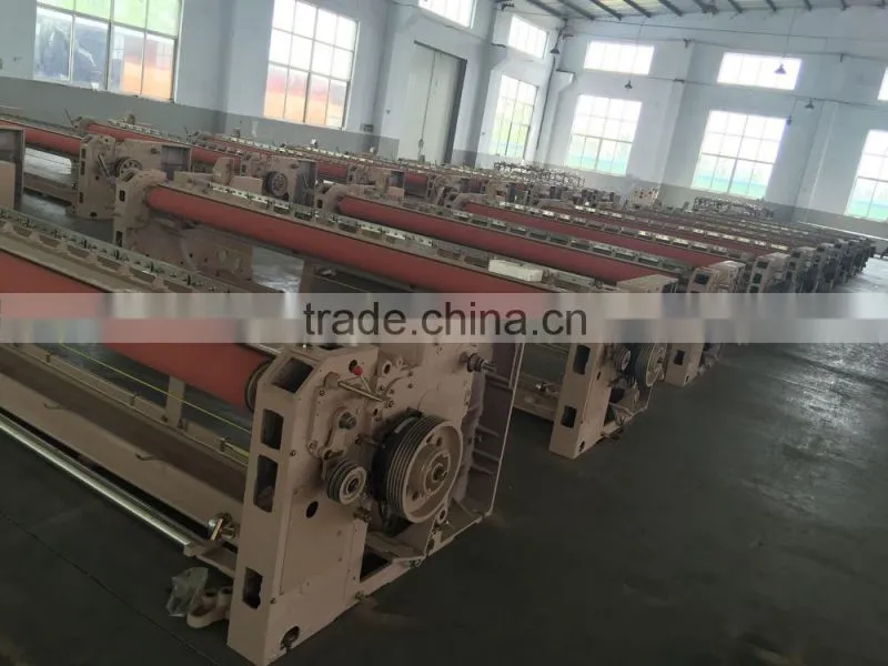 2015 top-class single or double nozzle water jet loom weaving machine