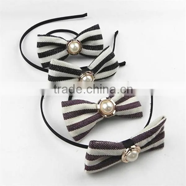 wholesale fashional headband with attached hair
