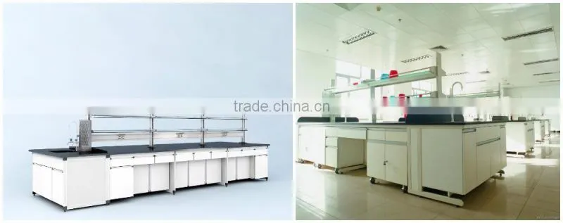 color metal lab furniture with reagent shelf