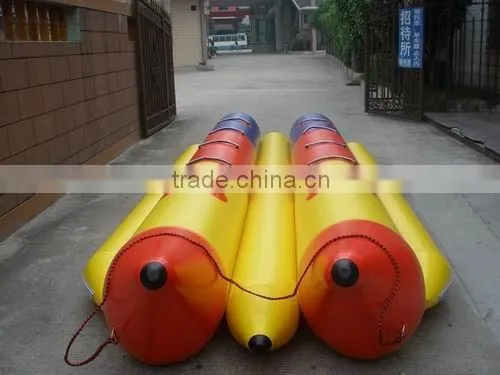 2016 double tube inflatable banana boat fly fish