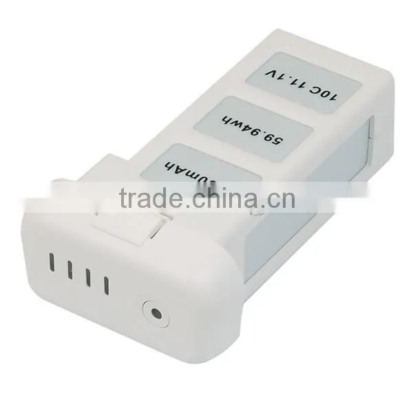 5400mAh for DJI Phantom 2 Vision Battery 59.49Wh 10C 11.1V Longer Flight Time