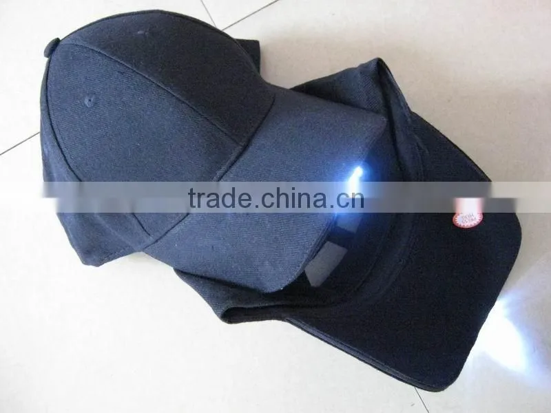 Cheap led lighted baseball hats and caps