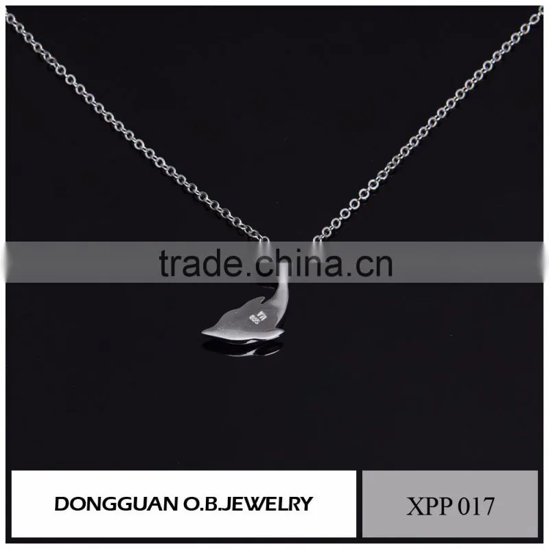 Fashion wholesale jewelry latest pendant necklace with synthetic opal stone