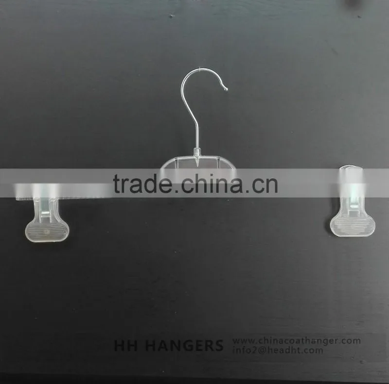 High quality plastic transparent trousers hanger