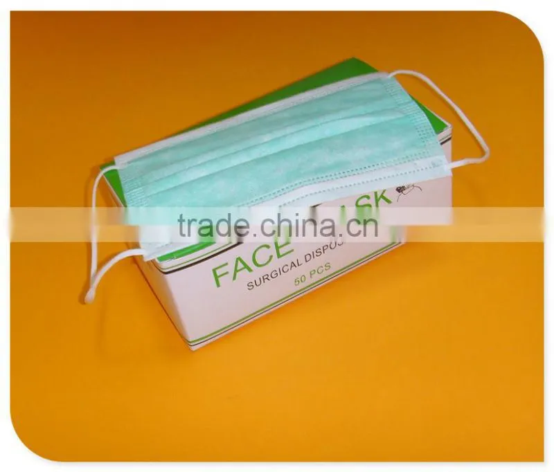 2014 High Quality 3-ply Medical Disposable Face Mask (Earloop)