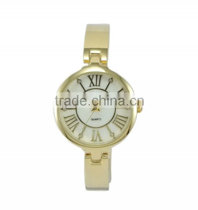 New roman design mother of pearl dial ladies fancy watches