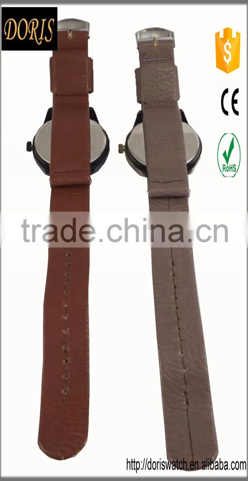 China watch manufacturer oem watch men 2016 new style leather wrist watch