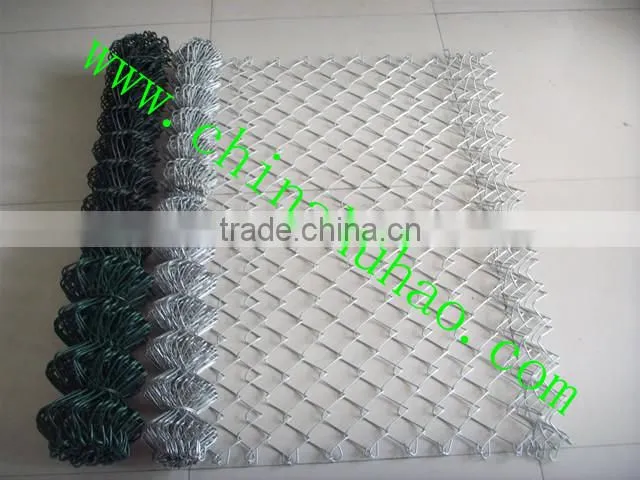 Hot sale PVC coated chain link wire mesh fence(Anping factory)
