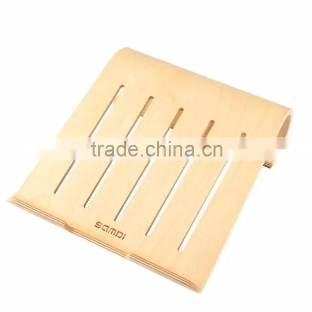 Universal Laptop Samdi Wood Holder Stand, for macbook wood holder wooden stand holder