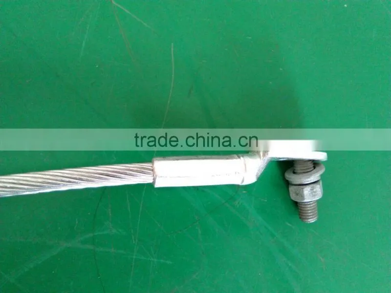 Earth wire for OPGW cable / Ground wire for OPGW cable tension clamp