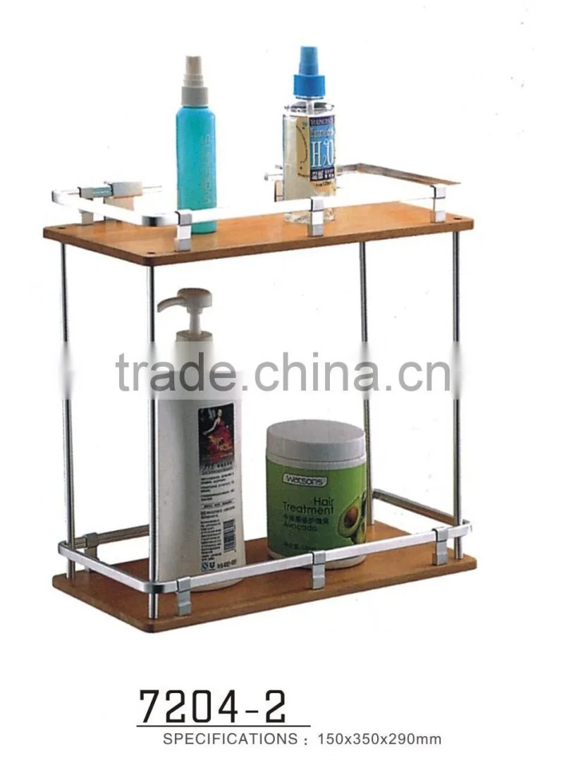 Wall mounted aluminium shower caddy