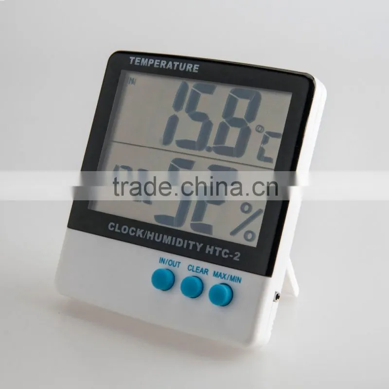 Dual display digital termometros in/out hygrometer