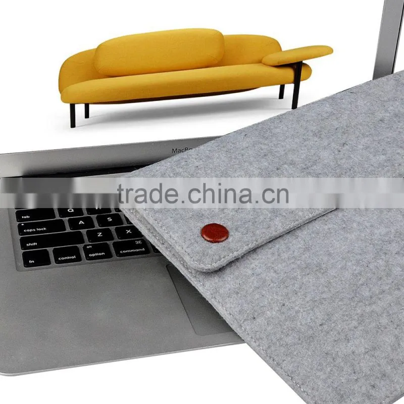 Wool Felt Soft Laptop Sleeve for Macbook Air 11" 13", For Macbook Case