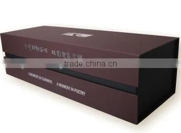 Hot!!! Popular Customized Design Single Wine Bottle Gift Packaging Paper Box(ZDC14-035)