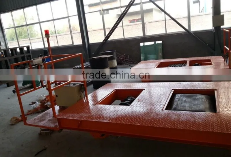 KPX 50t loading railway trolley with platform table