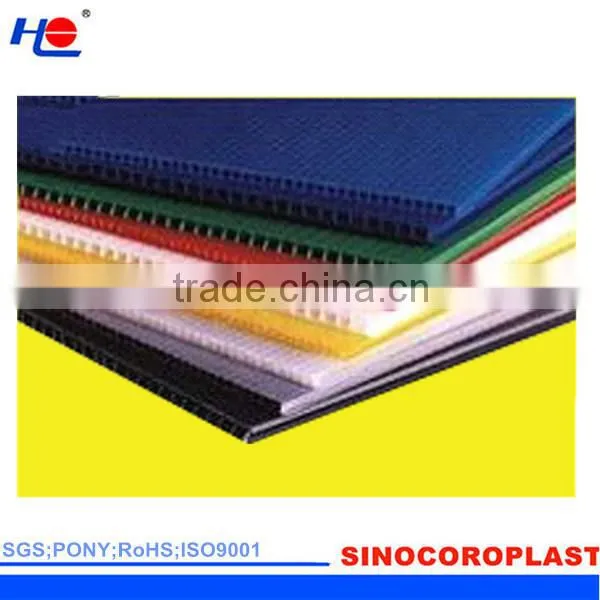 non-corrosive and cleaning pp corrugated cardboard sheets