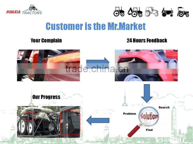 Agricultural tractor tyre and mini tractor price list 40HP