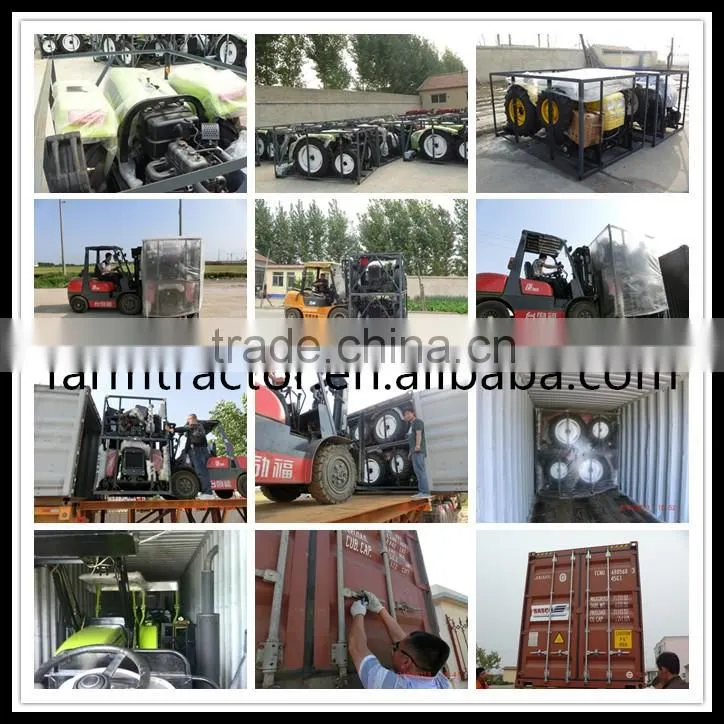 Multi-function 28HP 4WD agriculture tractor harvesting machine