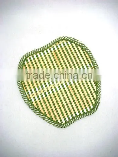 2pcs Bamboo Mats/Table Mats/Placemats For One Dollar Item,Heat Resistant For Kitchen Use
