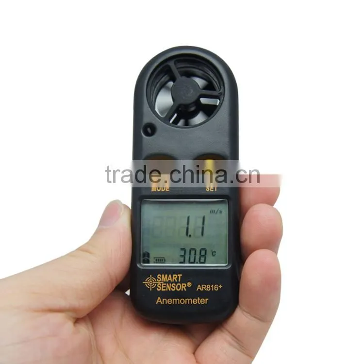 Digital Air Flow Meter handheld Wind Speed Meter Portable Air Velocity Meter Digital Anemometer