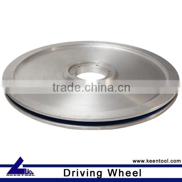 Pulley for wire saw machine