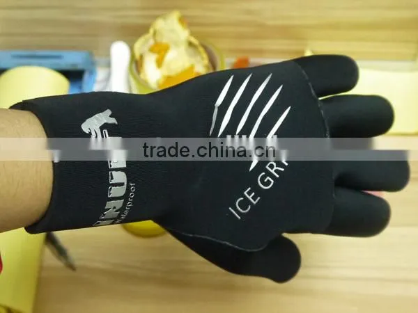 custom high elastic neoprene CR sport surfing fishing gloves hign quanlity