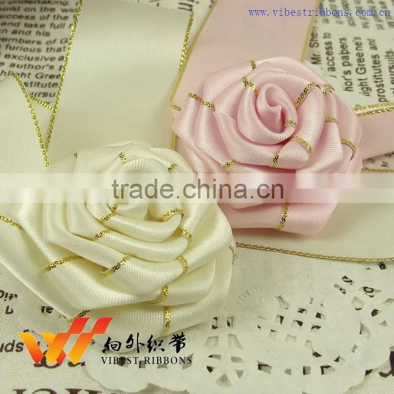 coral satin ribbon