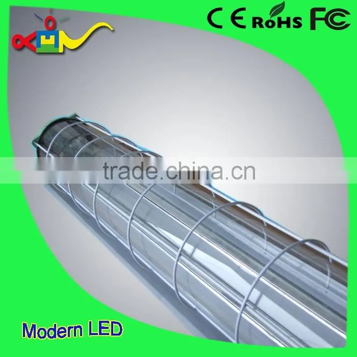 IP66 2x18w explosion proof led lighting 100lm/w led t8 tube light
