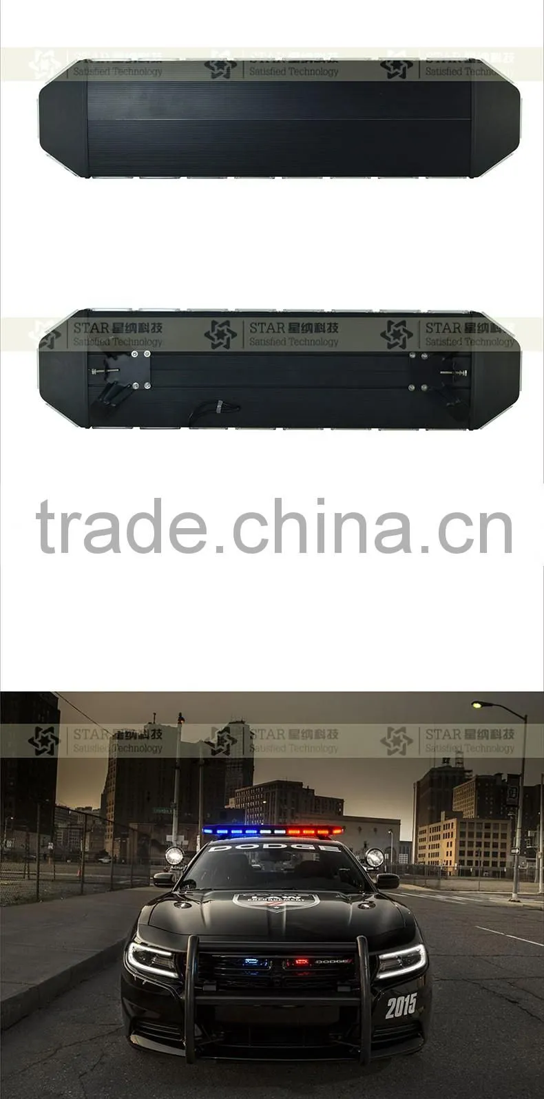 12v police cars led emergency warning light bar TBD-6E905