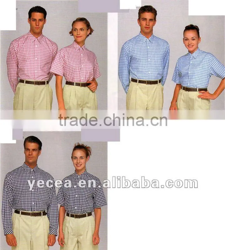 shirt and pants uniform for men and women