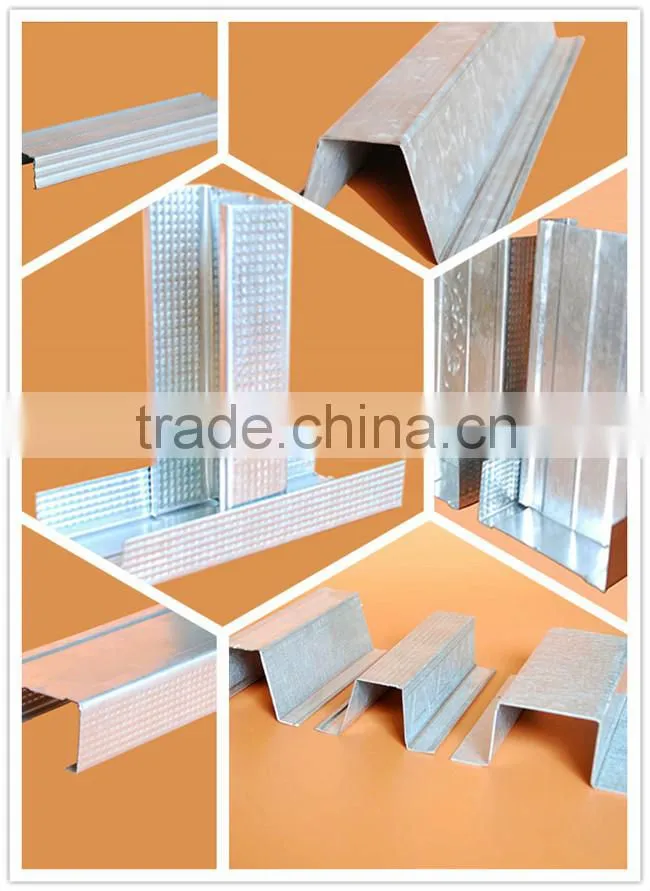 Galvalume metal stud &track &u channel for Indonesia