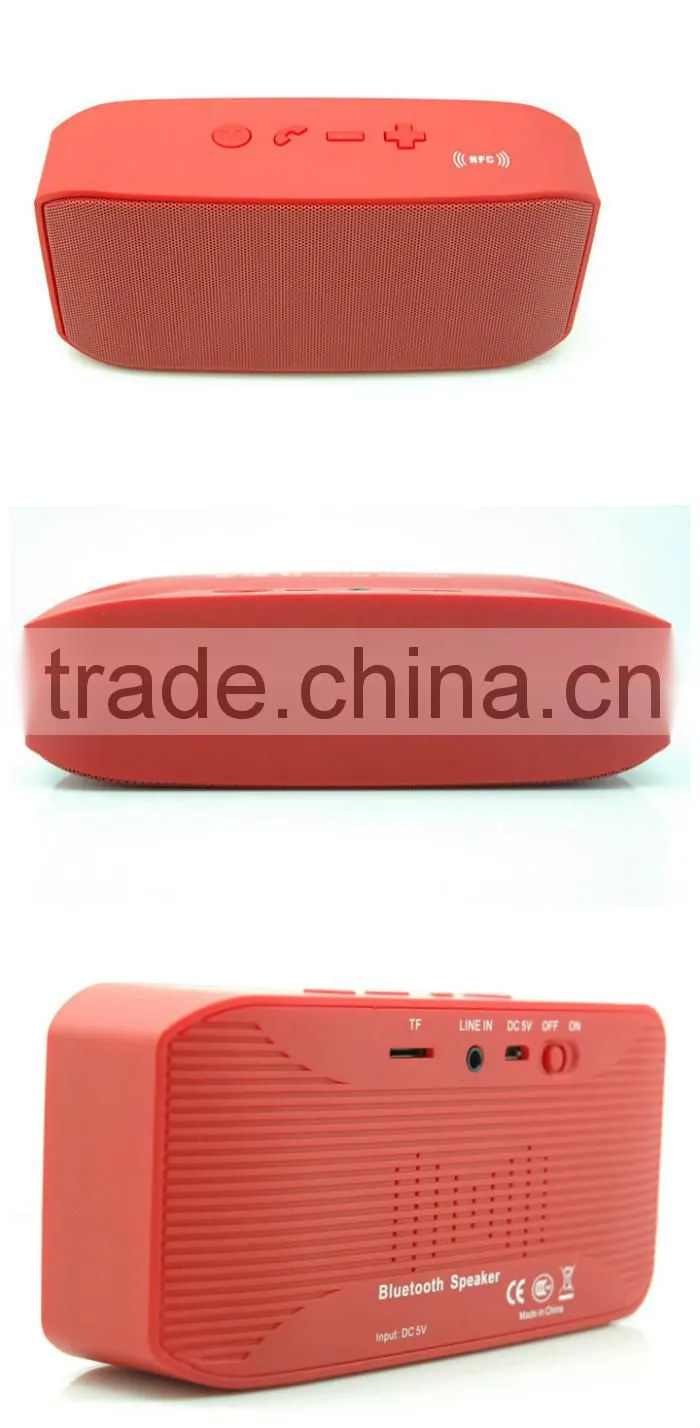 S305 high quality hifi stereo bluetooth speaker with FM radio,NFC option