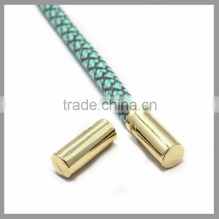 13mm Gold Metal Shoe Lace End Caps And Metal Aglet