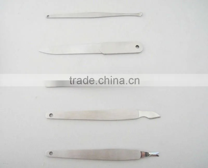Hot! high end leather case 8PCS manicure set