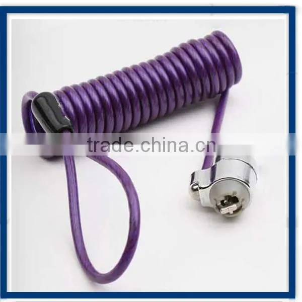 Laptop Tablet security spring cable lock