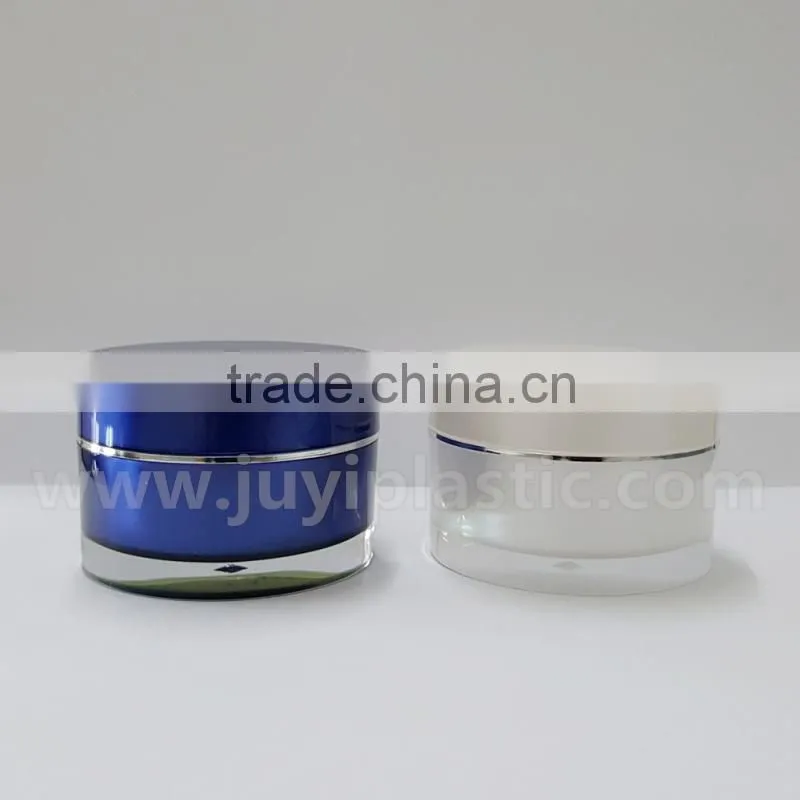 Acrylic Plastic Type and Skin Care Cream Use cosmetic bottle packaging with acrylic cap