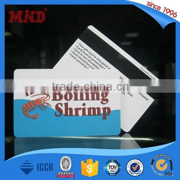 MDH333 China manufacturer plastic pvc hotel magnetic key card