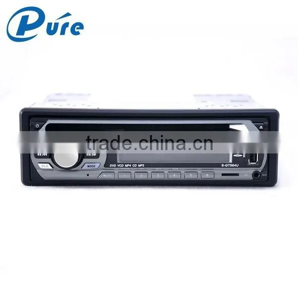 1 Din Detachable Panel Car DVD Player with DVD/VCD/CD/CD-R/CD-RW/MP3/MP4/AVI/DAT/DIVX