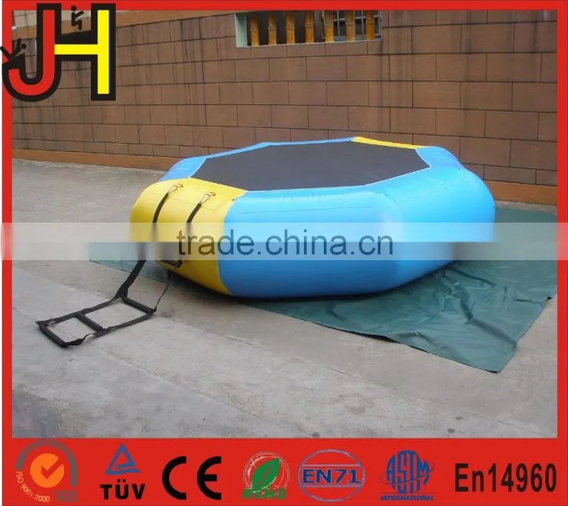 Top quality inflatable bungee trampoline, cheap water trampolines, aquatic inflatable trampoline