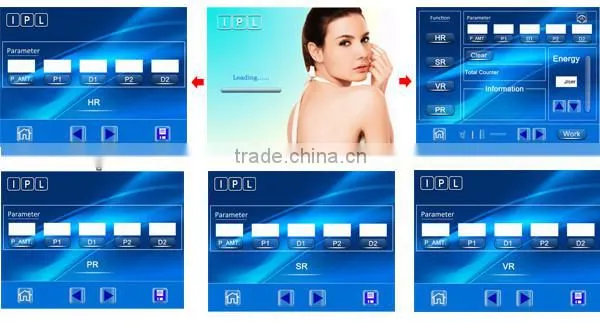 three handles HR,SR,VR ipl for sale for vascular removal