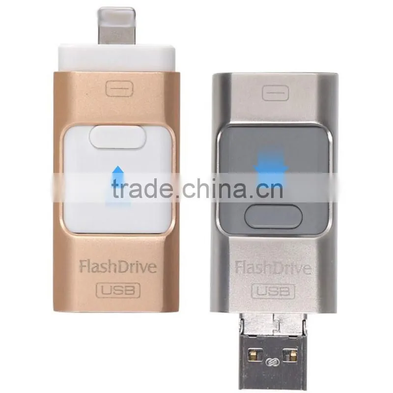 Pen drive HD memory stick Dual purpose mobile OTG Micro USB Flash Drive 16GB 32GB 64GB PENDRIVE For iPhone 6 6s Plus 5 5S ipad