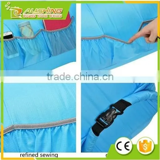 Wholesale Inflatable Lounger Outdoor or Indoor Air Sleep Sofa Couch Portable Furniture Waterproof Nylon Fabric Sleeping Compress