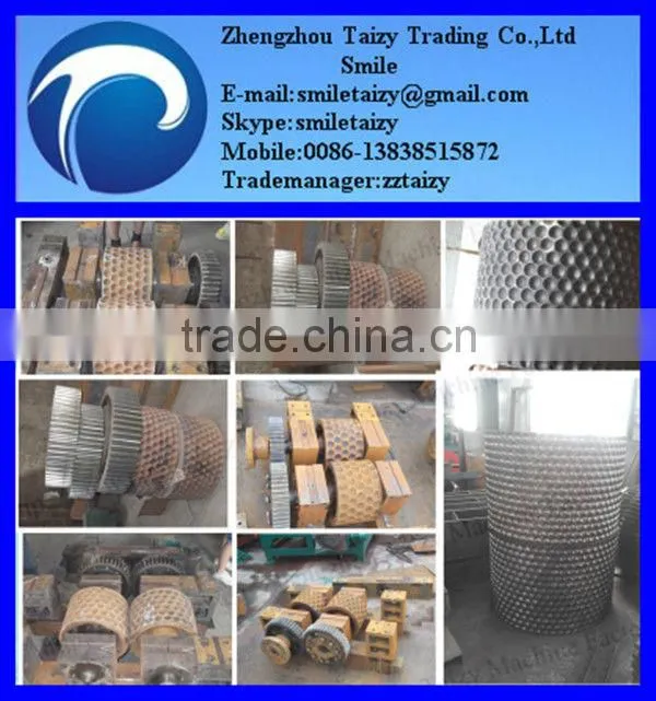 Hydraulic coal ball press machine with kinds of moulds
